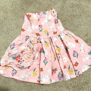 Beautiful baby girl Easter Bunny Floral dress 6 months by Carter’s